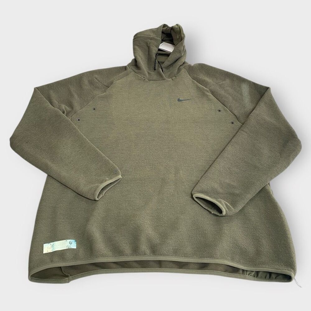 Nike Dri-FIT Running Division Pullover Olive Gree… - image 2